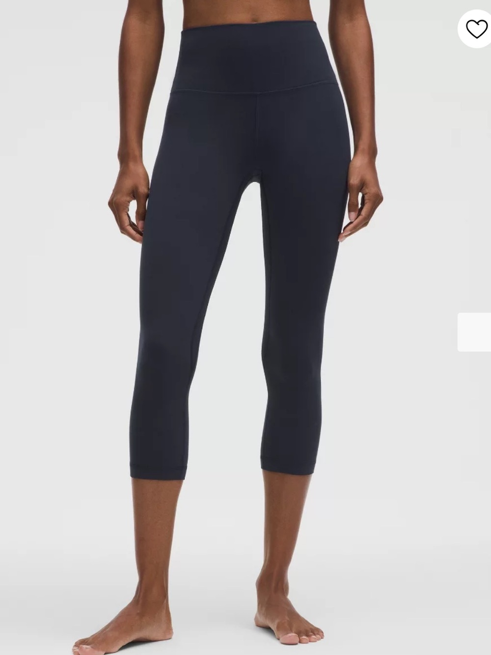 Lululemon High Rise Align Cropped - Navy 10